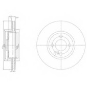 Тормозной диск DELPHI BG3661