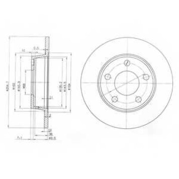 Тормозной диск DELPHI BG3671
