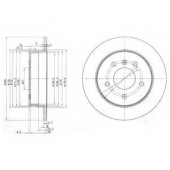 Тормозной диск DELPHI BG3710