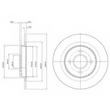 Тормозной диск DELPHI BG3743