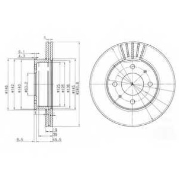 Тормозной диск DELPHI BG3749
