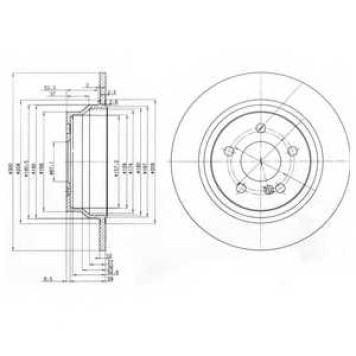 Тормозной диск DELPHI BG3757
