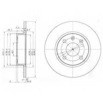 Тормозной диск DELPHI BG3771