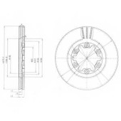 Тормозной диск DELPHI BG3809