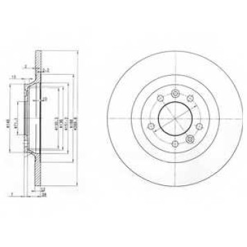 Тормозной диск DELPHI BG3836