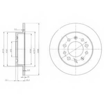 Тормозной диск DELPHI BG3862