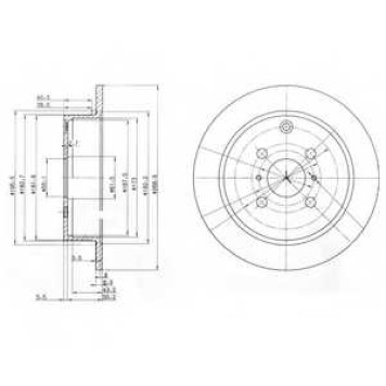 Тормозной диск DELPHI BG3867