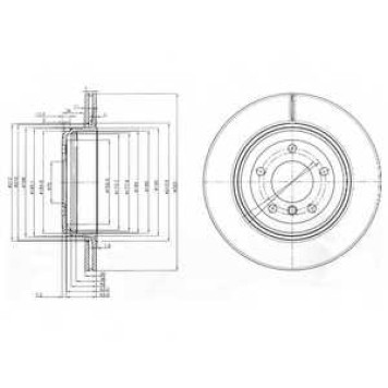Тормозной диск DELPHI BG3872