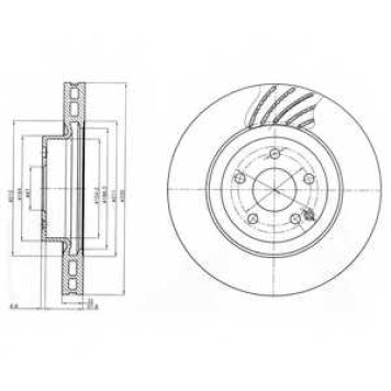 Тормозной диск DELPHI BG3877