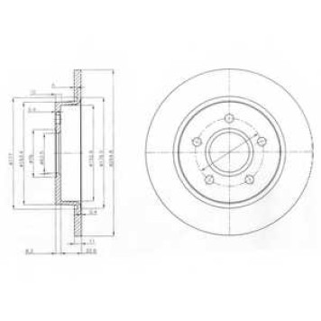 Тормозной диск DELPHI BG3896