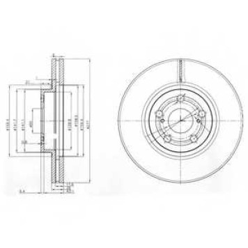 Тормозной диск DELPHI BG3913
