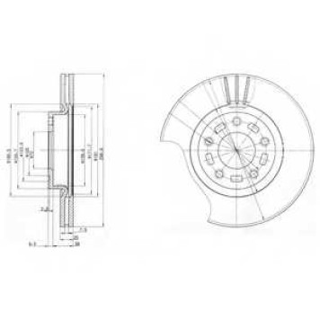 Тормозной диск DELPHI BG3928