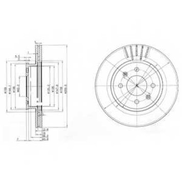 Тормозной диск DELPHI BG3934