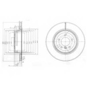 Тормозной диск DELPHI BG3961