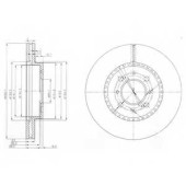Тормозной диск DELPHI BG3965