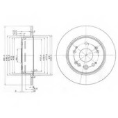 Тормозной диск DELPHI BG3979
