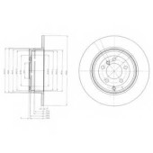 Тормозной диск DELPHI BG4066