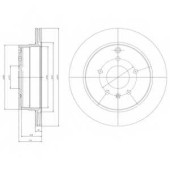 Тормозной диск DELPHI BG4069