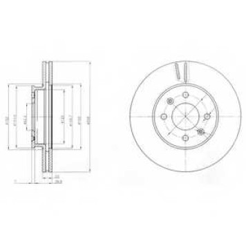 Тормозной диск DELPHI BG4096