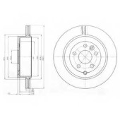 Тормозной диск DELPHI BG4125