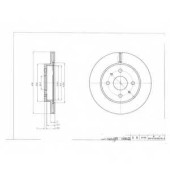 Тормозной диск DELPHI BG4128