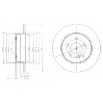Тормозной диск DELPHI BG4152