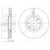 Тормозной диск DELPHI BG4166