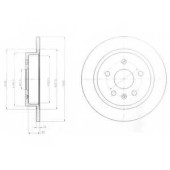 Тормозной диск DELPHI BG4188
