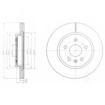 Тормозной диск DELPHI BG4190