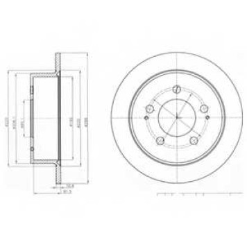Тормозной диск DELPHI BG4220