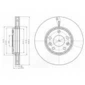 Тормозной диск DELPHI BG4264
