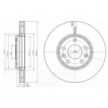 Тормозной диск DELPHI BG4264