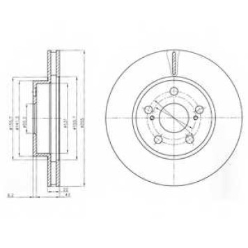 Тормозной диск DELPHI BG4269