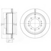 DELPHI BG4275 - диск тормозной задний (345х18) 5 отв