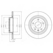 Тормозной диск DELPHI BG4279