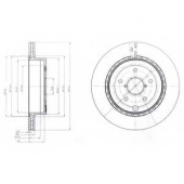 Тормозной диск DELPHI BG4287