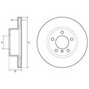 Тормозной диск DELPHI BG4645C