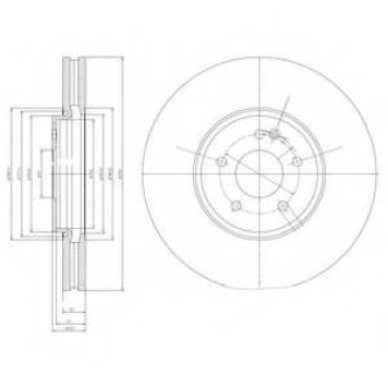 Тормозной диск DELPHI BG9020