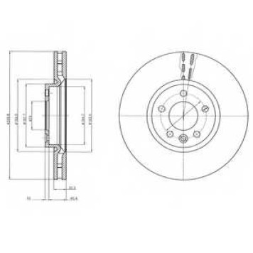 Тормозной диск DELPHI BG9106