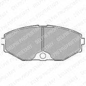 Колодки тормозные дисковые для NISSAN MAXIMA QX(A32,A33), MAXIMA(A32,J30) <b>DELPHI LP1058</b>