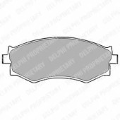 Колодки тормозные дисковые для NISSAN 200 SX(S13), PRAIRIE(M11), PRIMERA(W10) <b>DELPHI LP1228</b>