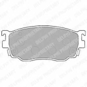 Колодки тормозные дисковые для MAZDA 323 F(BJ), 626(GF,GW), FAMILIA(BJ) <b>DELPHI LP1527</b>
