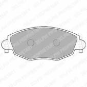 DELPHI LP1533 - колодки тормозные, передние