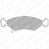 Колодки тормозные дисковые для KIA SEPHIA(FB), SHUMA(FB), SPORTAGE(K00) <b>DELPHI LP1630</b>