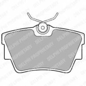 Колодки тормозные дисковые для NISSAN PRIMASTAR(X83) / OPEL VIVARO(E7,F7,J7) / RENAULT TRAFIC(EL,FL,JL) / VW TRANSPORTER(70XA,70XD) <b>DELPHI LP1745</b>