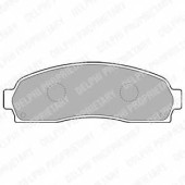 Колодки тормозные дисковые <b>DELPHI LP1757</b>