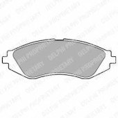 Колодки тормозные дисковые для CHEVROLET LACETTI(J200), NUBIRA, REZZO / DAEWOO LACETTI(KLAN), NUBIRA(KLAJ,KLAN), REZZO(KLAU) <b>DELPHI LP1779</b>