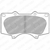 DELPHI LP1782 - колодки тормозные, передние