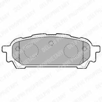 Колодки тормозные дисковые для SUBARU FORESTER(SG), IMPREZA(GD,GG) <b>DELPHI LP1822</b>