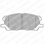 Колодки тормозные дисковые для LEXUS RX(GSU3#,MCU3#,MHU3#) <b>DELPHI LP1823</b>